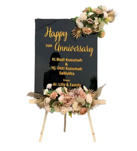 Papan Bunga Akrilik Punggung Lading