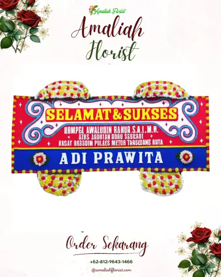 Papan Bunga Ucapan Selamat Punggung Lading