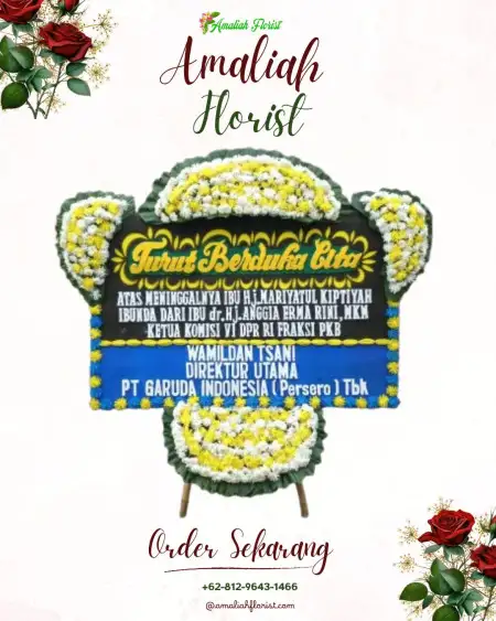 Papan Bunga Duka Punggung Lading